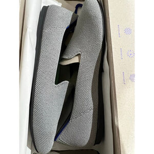 New Rothy's iridescent Gray Knit Flats Loafers Size 8.5